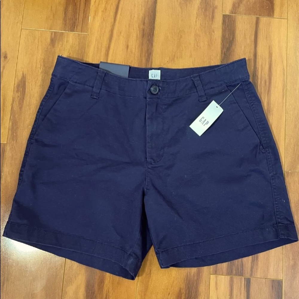 GAP Mid Rise Navy Shorts